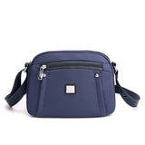 Sac à bandoulière monochrome simple à la mode en nylon