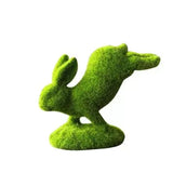 Simulation de Décorations de Lapins Floqués