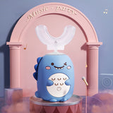 Brosse à dents pour enfants en forme de U de dinosaure