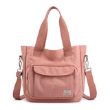 Sac Á Main Simple Pour Femme De Grande Capacité De Couleur Unie